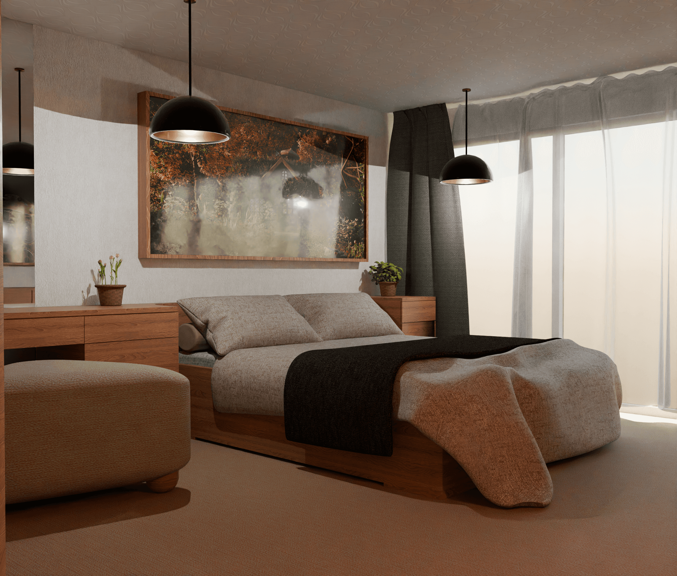 Chambre lit
