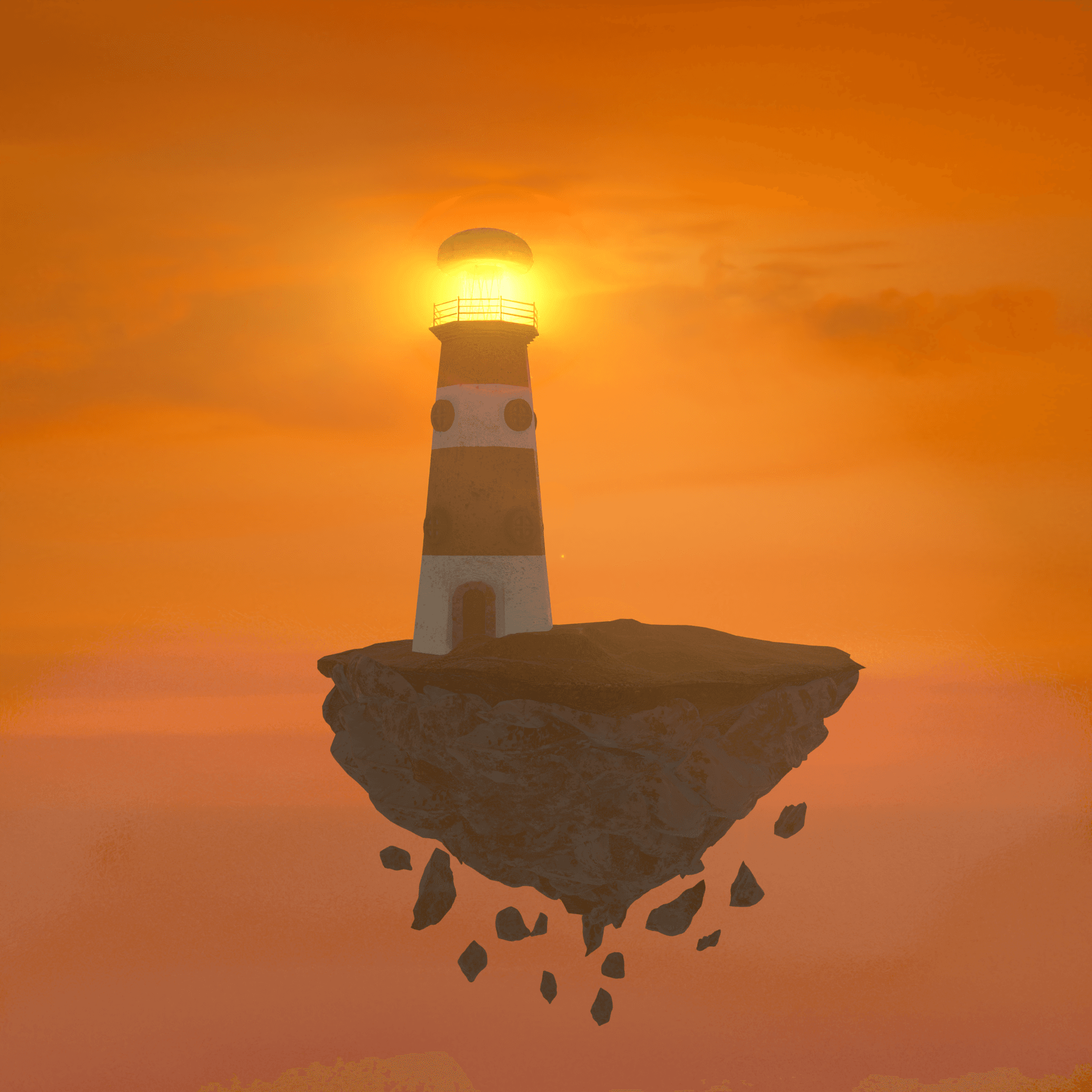 flying island